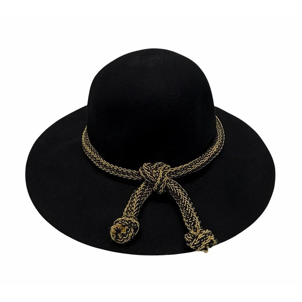 Bollman Vintage Women's Black 100% Wool Hat 14